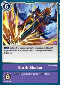 Earth Shaker (BT5-108)⁣ - Battle Of Omni⁣ (Rare)⁣ [BT5-108]