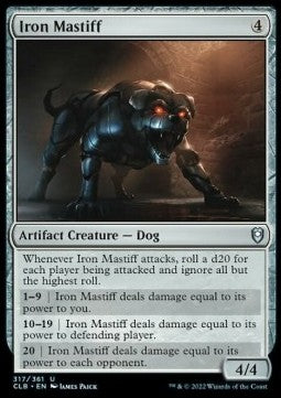 Iron Mastiff⁣ - Commander Legends: Battle for Baldur's Gate⁣ (Uncommon)⁣ [317]