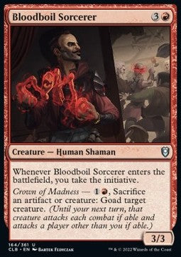 Bloodboil Sorcerer⁣ - Commander Legends: Battle for Baldur's Gate⁣ (Uncommon)⁣ [164]