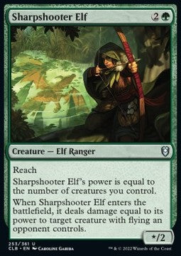 Sharpshooter Elf⁣ - Commander Legends: Battle for Baldur's Gate⁣ (Uncommon)⁣ [253]