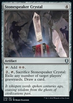 Stonespeaker Crystal⁣ - Commander Legends: Battle for Baldur's Gate⁣ (Uncommon)⁣ [338]