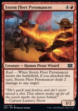 Storm Fleet Pyromancer⁣ - Double Masters 2022⁣ (Common)⁣ [126]