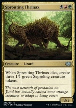 Sprouting Thrinax⁣ - Double Masters 2022⁣ (Uncommon)⁣ [278]