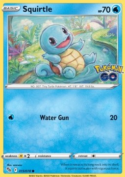 Squirtle⁣ - Pokémon GO⁣ (Common)⁣ [015]