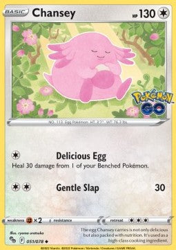 Chansey⁣ - Pokémon GO⁣ (Uncommon)⁣ [051]