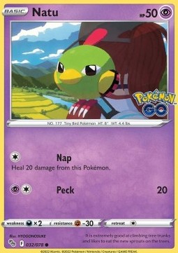 Natu⁣ - Pokémon GO⁣ (Common)⁣ [032]