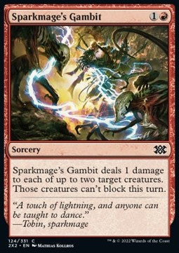 Sparkmage's Gambit⁣ - Double Masters 2022⁣ (Common)⁣ [124]