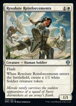 Resolute Reinforcements⁣ - Dominaria United⁣ (Uncommon)⁣ [29]