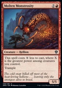 Molten Monstrosity⁣ - Dominaria United⁣ (Common)⁣ [139]