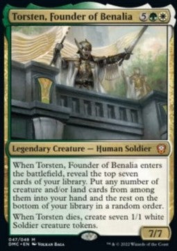 Torsten, Founder of Benalia⁣ - Commander: Dominaria United⁣ (Mythic)⁣ [47]