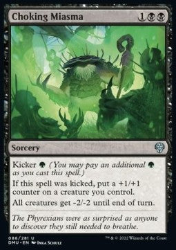 Choking Miasma⁣ - Dominaria United⁣ (Uncommon)⁣ [86]