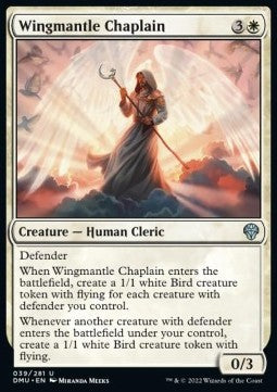 Wingmantle Chaplain⁣ - Dominaria United⁣ (Uncommon)⁣ [39]