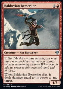 Balduvian Berserker⁣ - Dominaria United⁣ (Uncommon)⁣ [116]