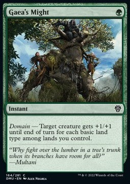 Gaea's Might⁣ - Dominaria United⁣ (Common)⁣ [164]