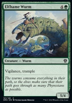 Elfhame Wurm⁣ - Dominaria United⁣ (Common)⁣ [161]