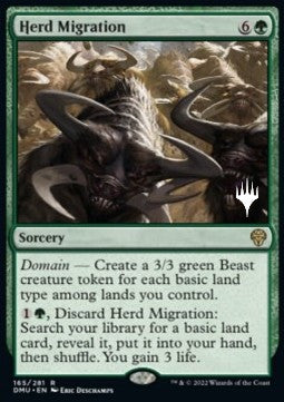 Herd Migration (V.2)⁣ - Dominaria United: Promos⁣ (Rare)⁣ [165]