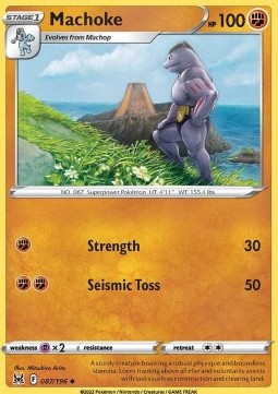 Machoke⁣ - Lost Origin⁣ (Uncommon)⁣ [087]