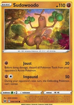 Sudowoodo⁣ - Lost Origin⁣ (Common)⁣ [094]