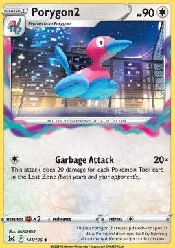 Porygon2⁣ - Lost Origin⁣ (Uncommon)⁣ [141]