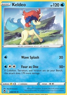 Keldeo⁣ - Silver Tempest⁣ (Rare)⁣ [046]