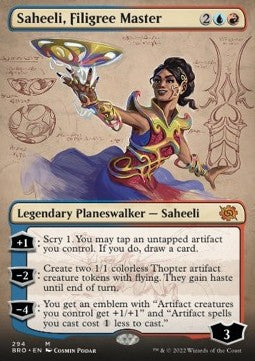 Saheeli, Filigree Master⁣ - The Brothers' War: Extras⁣ (Mythic)⁣ [294]