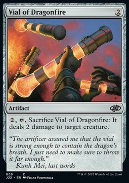 Vial of Dragonfire⁣ - Jumpstart 2022⁣ (Common)⁣ [805]