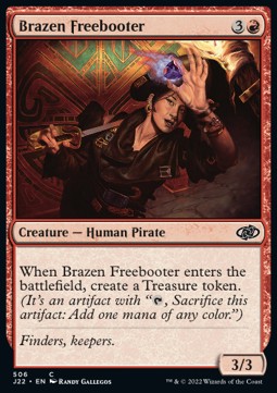 Brazen Freebooter⁣ - Jumpstart 2022⁣ (Common)⁣ [506]