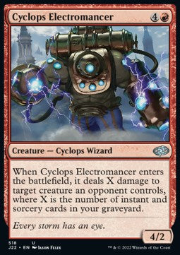 Cyclops Electromancer⁣ - Jumpstart 2022⁣ (Uncommon)⁣ [518]