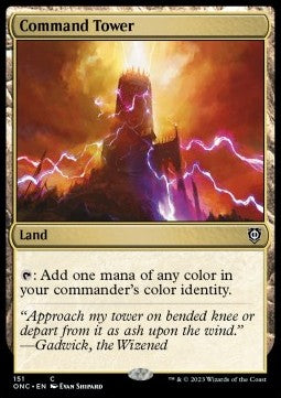 Command Tower⁣ - Commander: Phyrexia: All Will Be One⁣ (Common)⁣ [151]