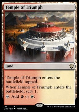 Temple of Triumph⁣ - Commander: Phyrexia: All Will Be One⁣ (Rare)⁣ [173]