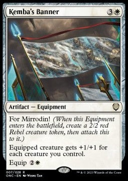 Kemba's Banner⁣ - Commander: Phyrexia: All Will Be One⁣ (Rare)⁣ [7]