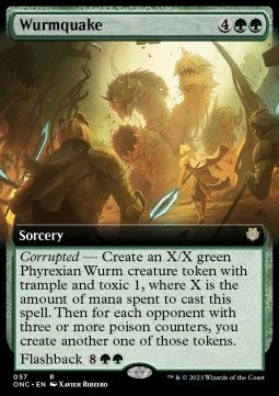 Wurmquake⁣ - Commander: Phyrexia: All Will Be One: Extras⁣ (Rare)⁣ [57]