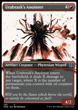 Urabrask's Anointer (V.1)⁣ - Phyrexia: All Will Be One: Extras⁣ (Uncommon)⁣ [293]