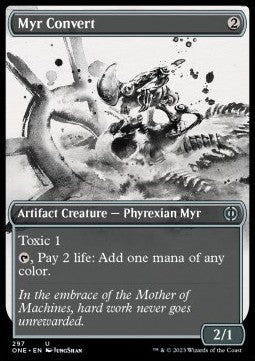 Myr Convert (V.1)⁣ - Phyrexia: All Will Be One: Extras⁣ (Uncommon)⁣ [297]