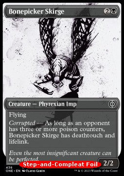 Bonepicker Skirge (V.2)⁣ - Phyrexia: All Will Be One: Extras⁣ (Common)⁣ [436]