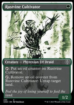 Rustvine Cultivator (V.1)⁣ - Phyrexia: All Will Be One: Extras⁣ (Common)⁣ [295]