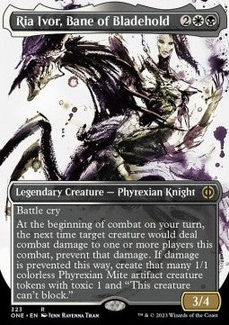 Ria Ivor, Bane of Bladehold (V.1)⁣ - Phyrexia: All Will Be One: Extras⁣ (Rare)⁣ [323]