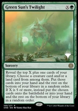 Green Sun's Twilight (V.2)⁣ - Phyrexia: All Will Be One: Promos⁣ (Rare)⁣ [169]