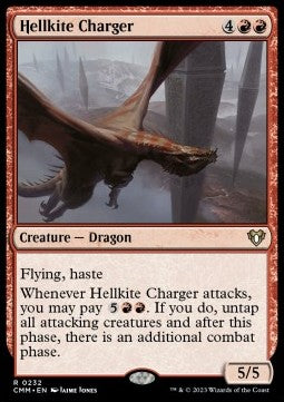 Hellkite Charger⁣ - Commander Masters⁣ (Rare)⁣ [232]