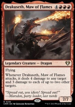 Drakuseth, Maw of Flames⁣ - Commander Masters⁣ (Rare)⁣ [218]