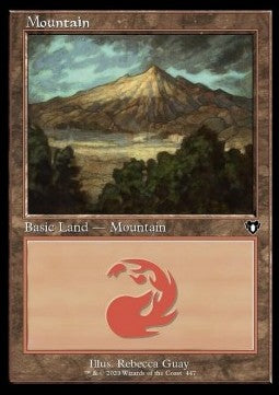 Mountain (V.2)⁣ - Commander Masters: Extras⁣ (Land)⁣ [447]