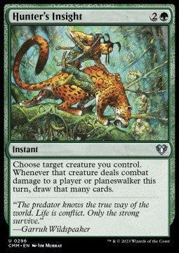 Hunter's Insight⁣ - Commander Masters⁣ (Uncommon)⁣ [296]