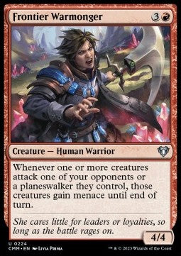 Frontier Warmonger⁣ - Commander Masters⁣ (Uncommon)⁣ [224]