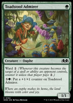 Toadstool Admirer⁣ - Wilds of Eldraine⁣ (Common)⁣ [192]