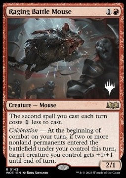 Raging Battle Mouse (V.2)⁣ - Wilds of Eldraine: Promos⁣ (Rare)⁣ [143]