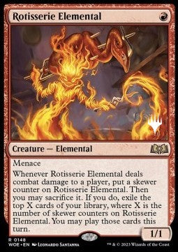 Rotisserie Elemental (V.2)⁣ - Wilds of Eldraine: Promos⁣ (Rare)⁣ [148]