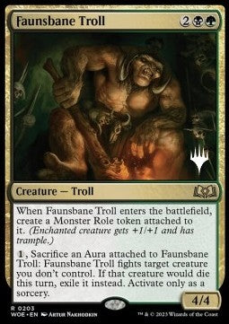 Faunsbane Troll (V.2)⁣ - Wilds of Eldraine: Promos⁣ (Rare)⁣ [203]