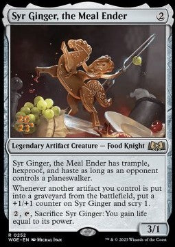 Syr Ginger, the Meal Ender (V.1)⁣ - Wilds of Eldraine: Promos⁣ (Rare)⁣ [252]