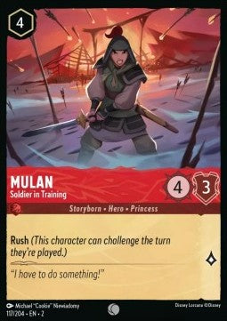 Mulan - Soldier in Training⁣ - Rise of the Floodborn⁣ (Common)⁣ [117]