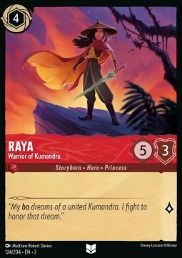 Raya - Warrior of Kumandra⁣ - Rise of the Floodborn⁣ (Uncommon)⁣ [124]